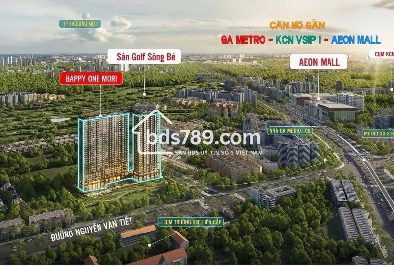 Bán shophouse 6 tỷ: nhận ngay 150tr ck 4% - chỉ 29 căn cho 1140 căn hộ Dự án Happy One Mori
